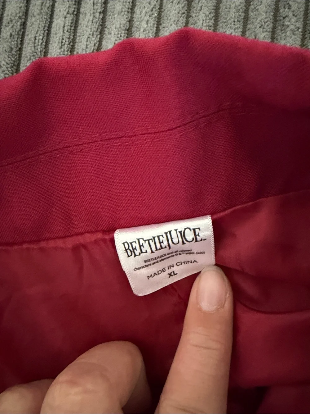 Beetle juice Red Blazer -